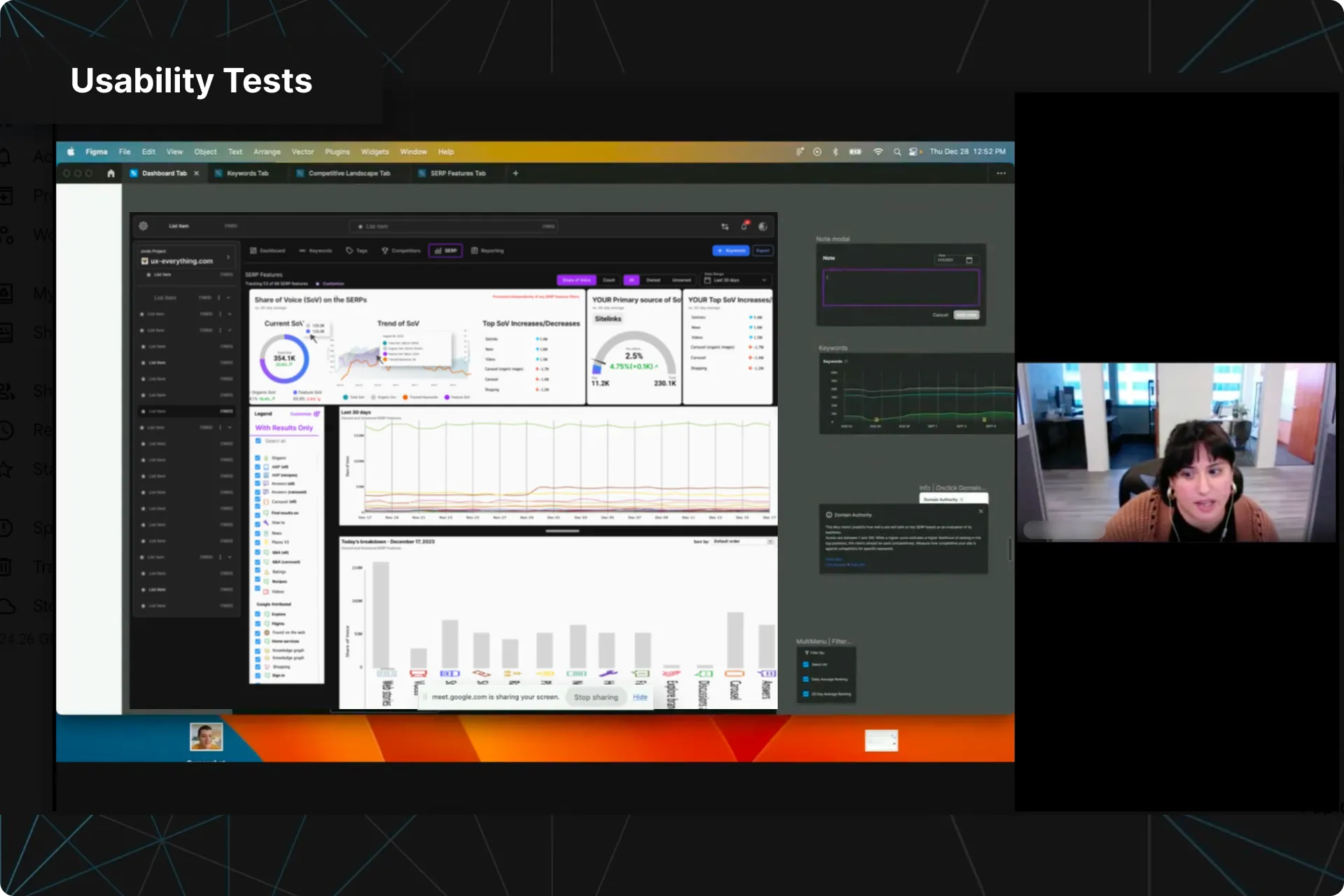 Usability tests (1 of 1)
