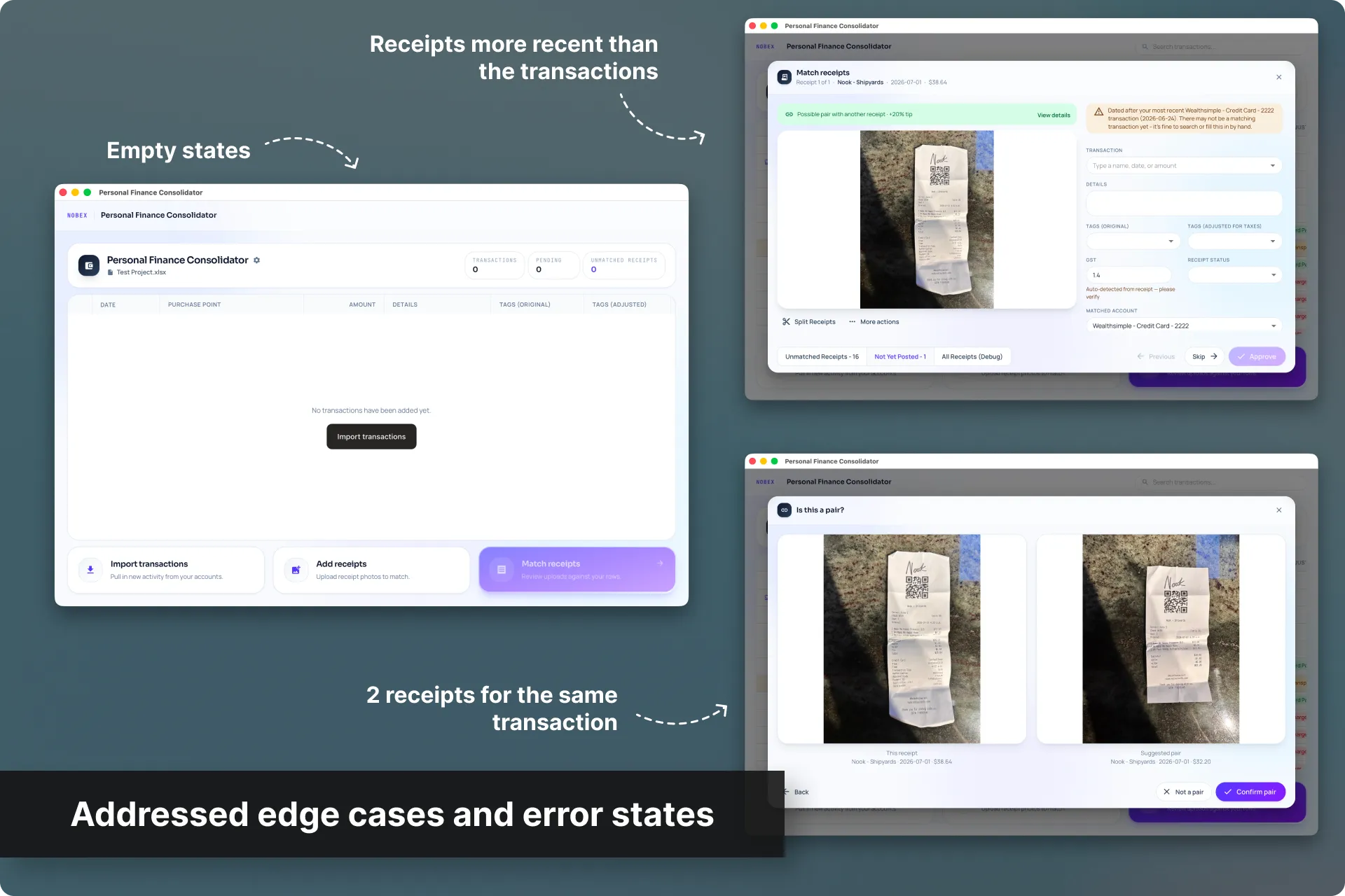 Edge cases and error states (1 of 1)