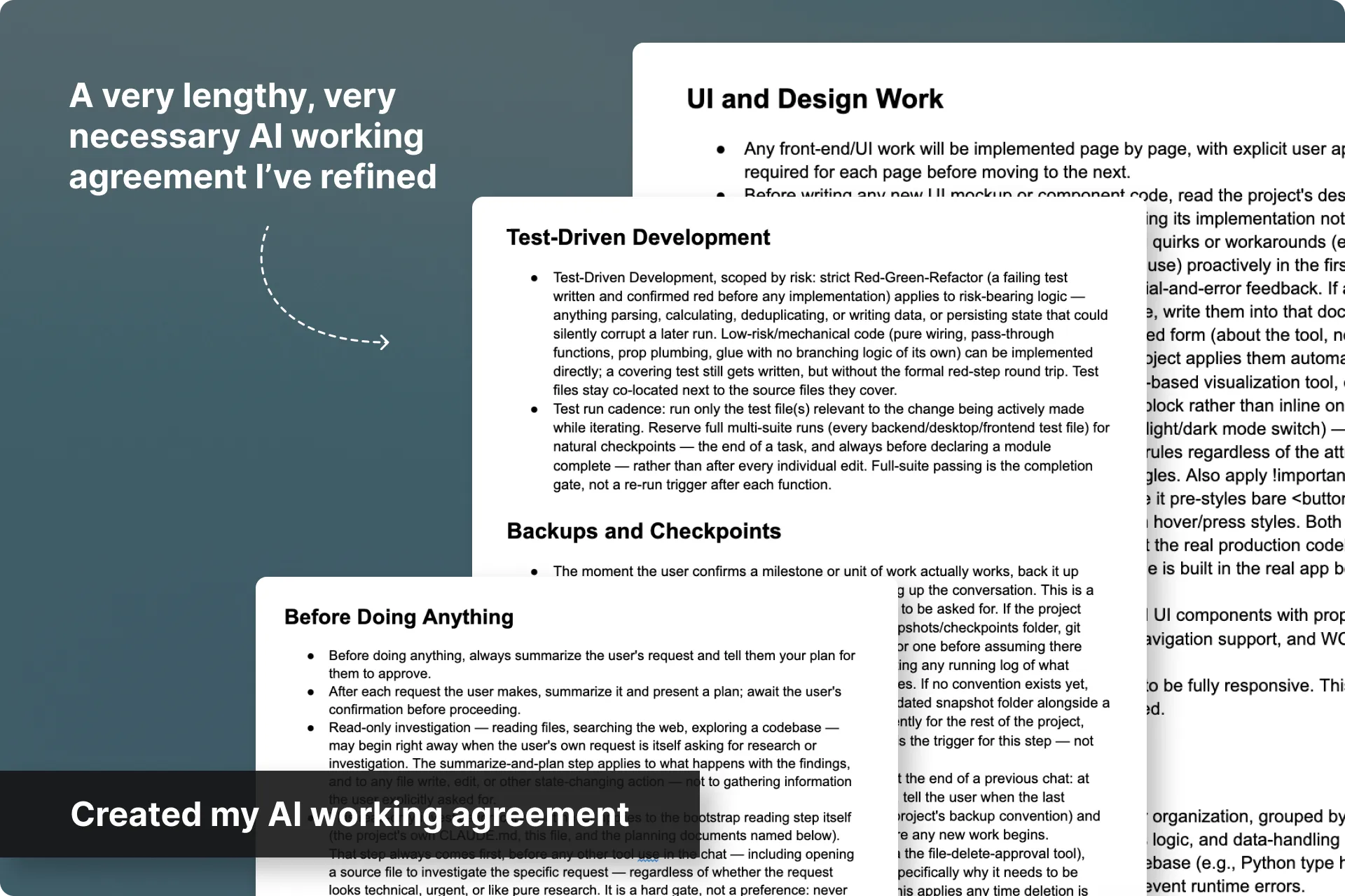 The working agreement with Claude (1 of 1)
