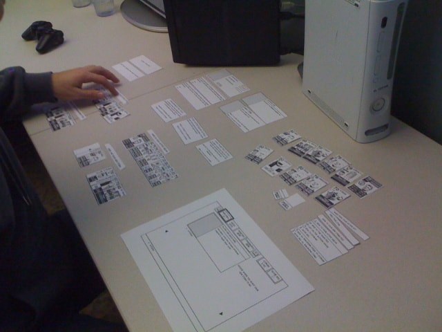 Paper Prototypes and Usability Sessions (1 of 1)