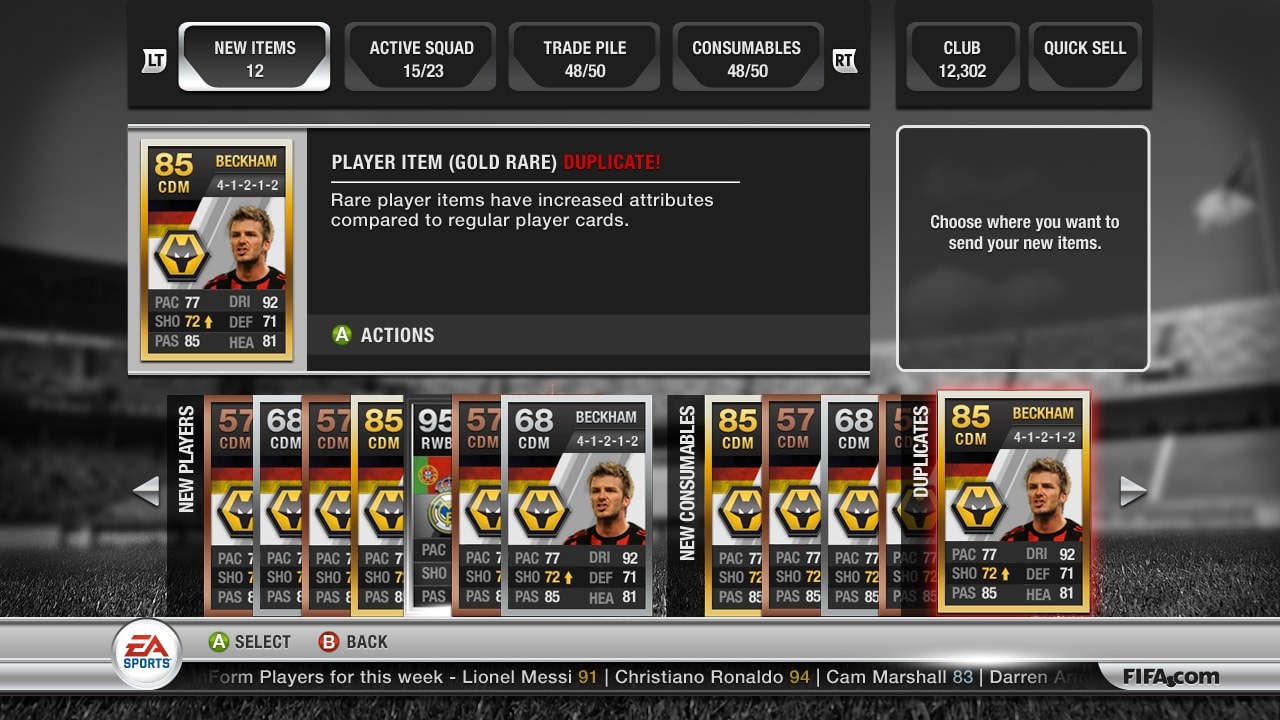FIFA Ultimate Team 12 project