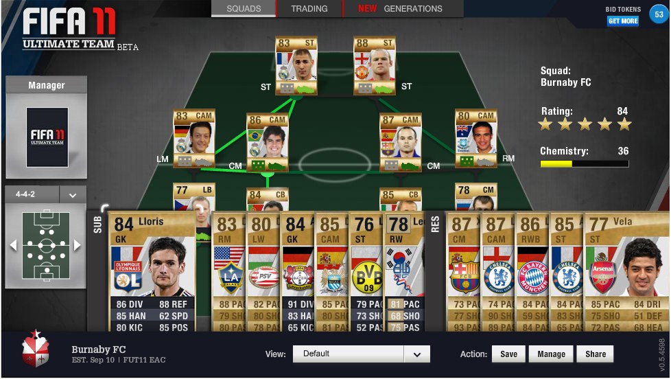 My Role on FIFA Ultimate Team 11 (1 of 1)