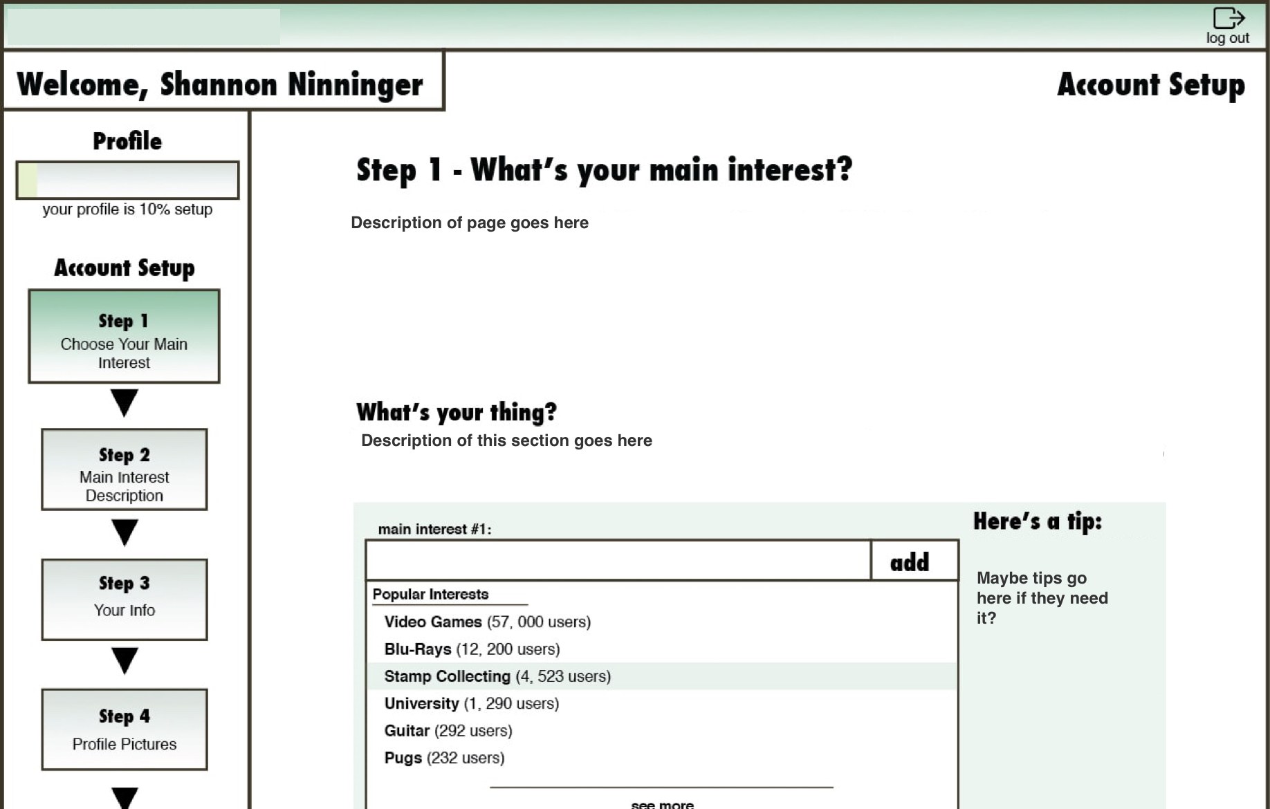 From wireframe to final design (1 of 3)