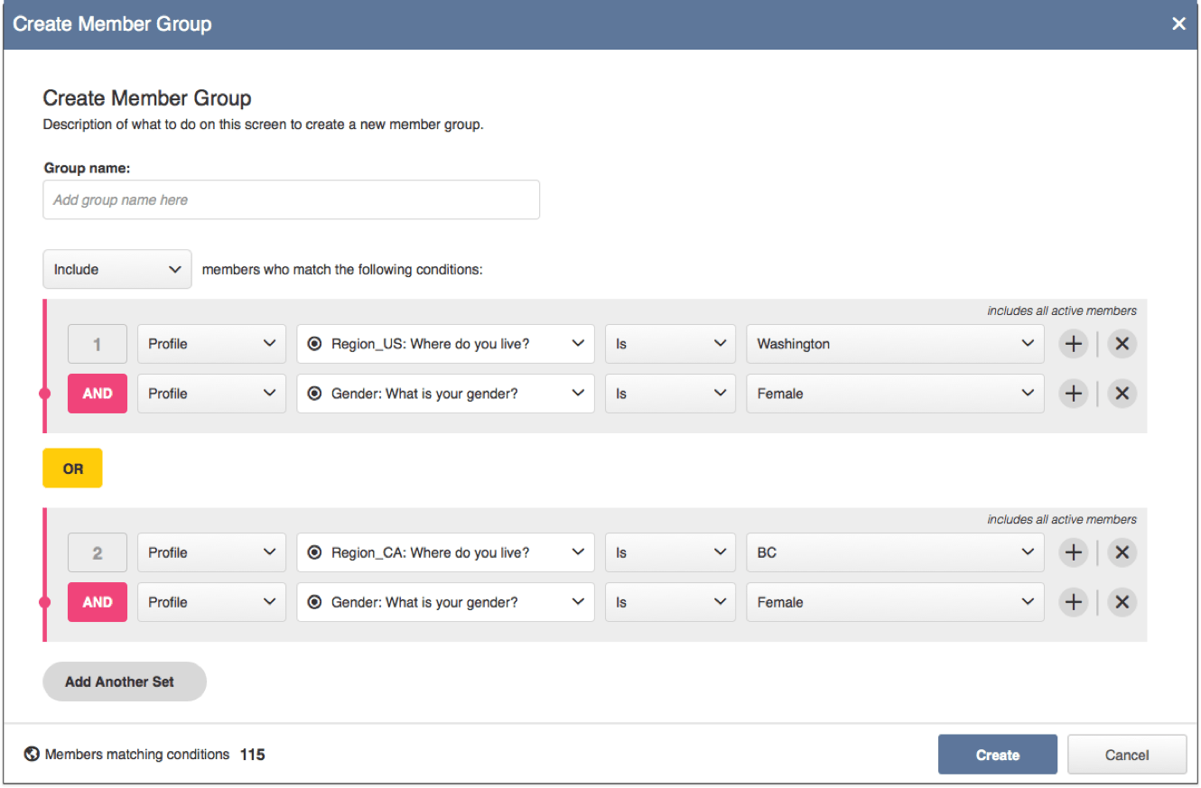The Condition Builder (2 of 2)